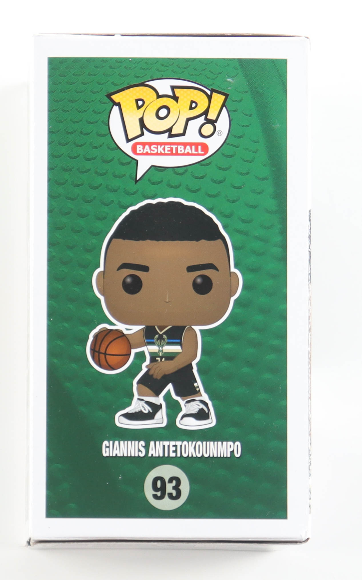 Giannis Antetokounmpo Signed Bucks #93 Funko Pop! Vinyl Figure (Beckett) at PristineAuction.com Giannis Antetokounmpo Signed Bucks #93 Funko Pop! Vinyl Figure (Beckett) at PristineAuction.com