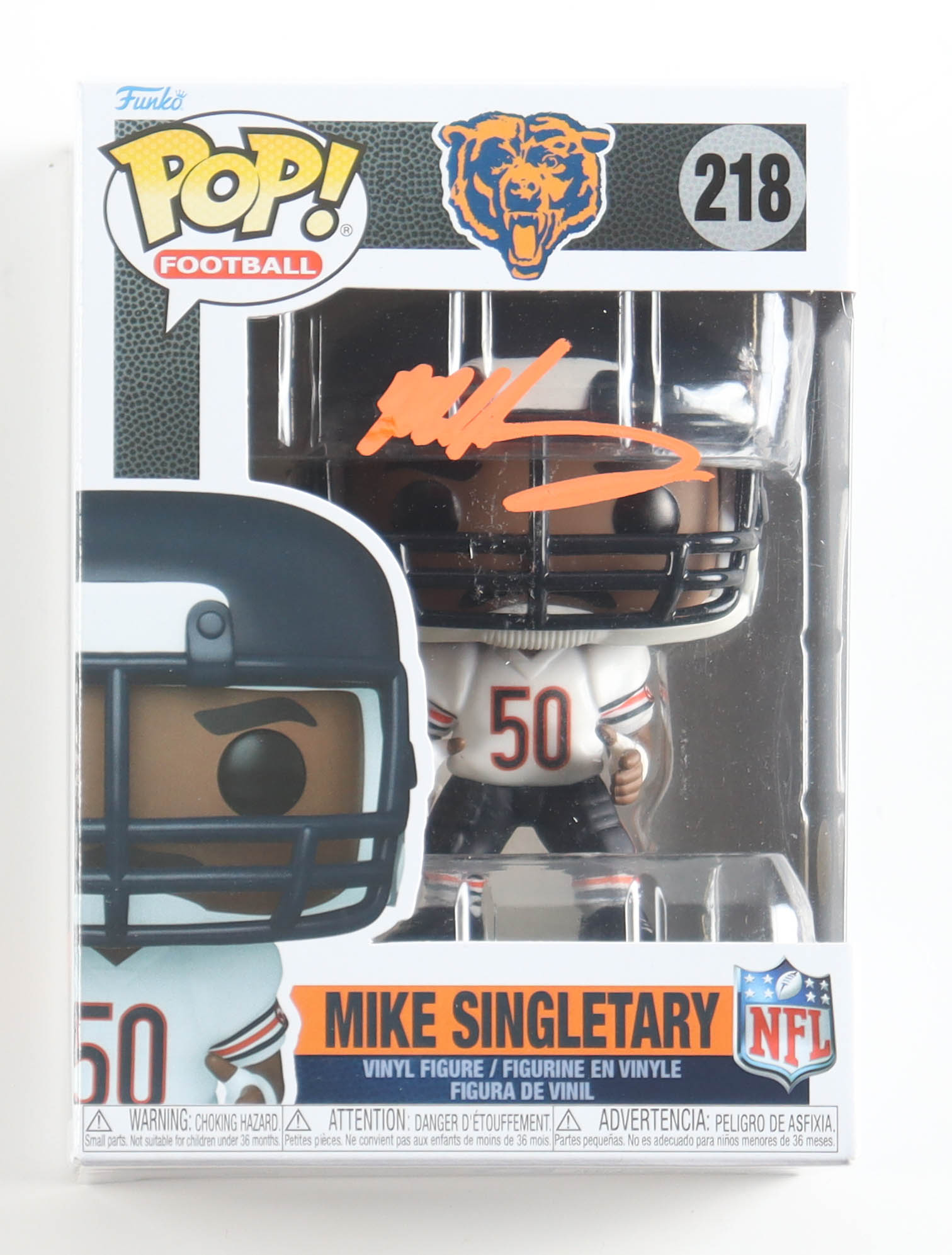 Mike Singletary Signed Bears #218 Funko Pop! Vinyl Figure (JSA) at PristineAuction.com Mike Singletary Signed Bears #218 Funko Pop! Vinyl Figure (JSA) at PristineAuction.com