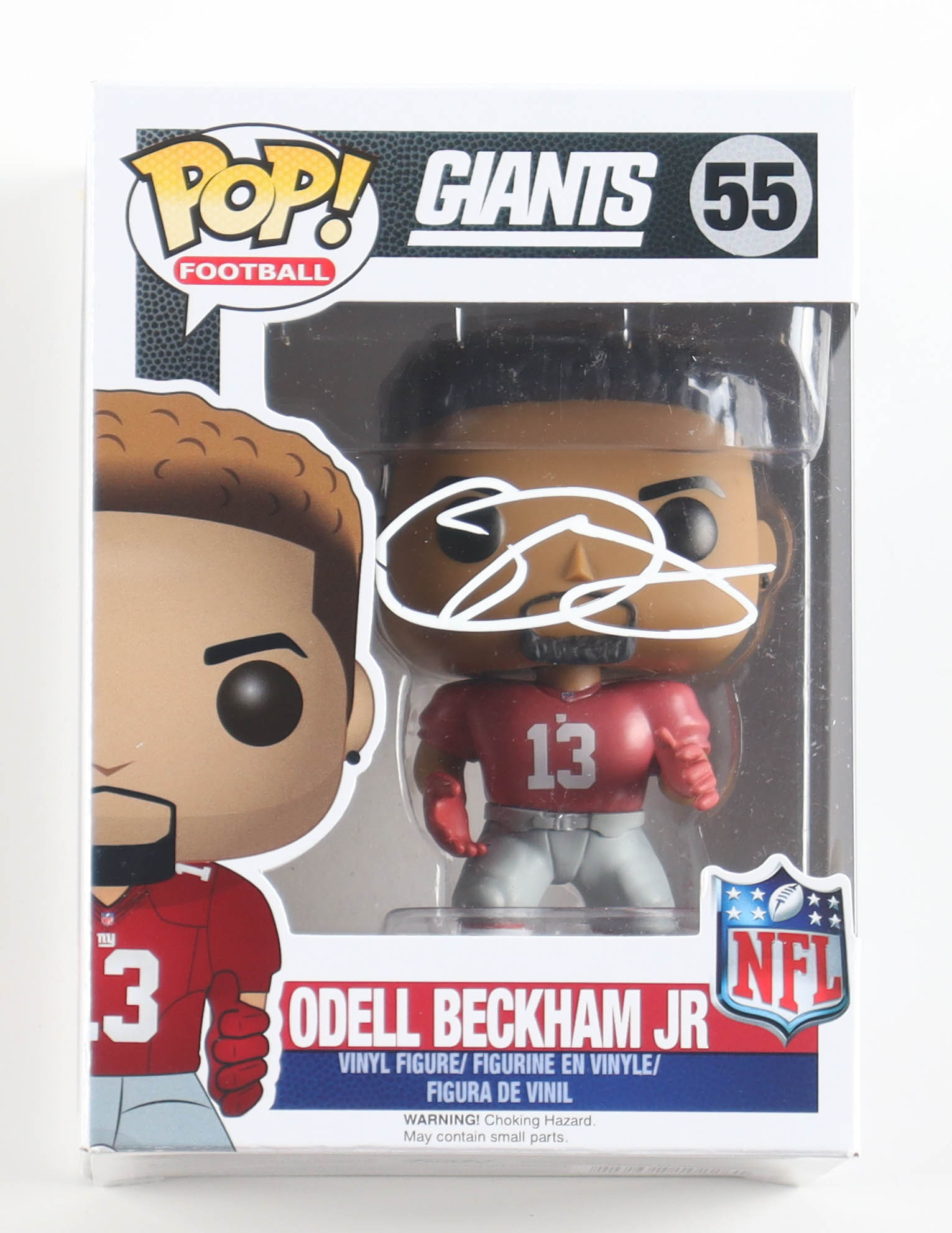 Odell Beckham Jr. Signed "Giants" #55 Funko Pop! Vinyl Figure (JSA) at PristineAuction.com Odell Beckham Jr. Signed "Giants" #55 Funko Pop! Vinyl Figure (JSA) at PristineAuction.com