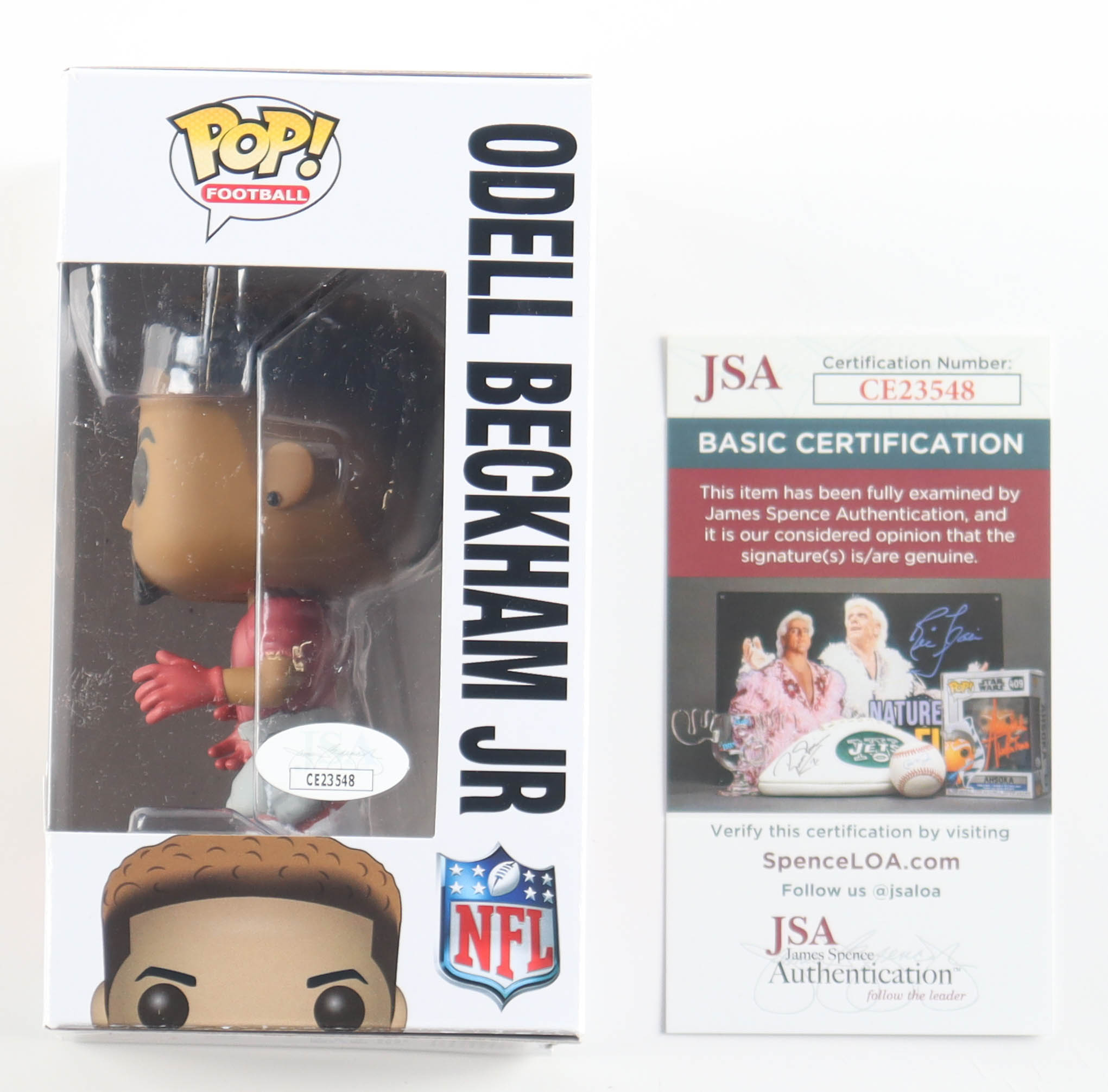 Odell Beckham Jr. Signed "Giants" #55 Funko Pop! Vinyl Figure (JSA) at PristineAuction.com Odell Beckham Jr. Signed "Giants" #55 Funko Pop! Vinyl Figure (JSA) at PristineAuction.com