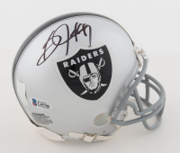 Bo Jackson Signed Raiders Speed Mini Helmet (Beckett & Jackson) at PristineAuction.com