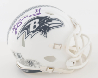 Ricky Williams Signed Ravens Salute To Service Alternate Speed Mini Helmet (Beckett) at PristineAuction.com