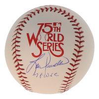 Lou Piniella Signed 1978 World Series Logo Baseball Inscribed "78 WSC" (JSA) at PristineAuction.com