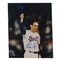 Nolan Ryan Signed Rangers 8x10 Photo (AIV & Ryan) at PristineAuction.com