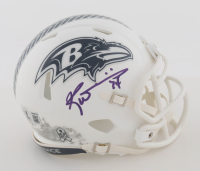 Ricky Williams Signed Ravens Salute To Service Alternate Speed Mini Helmet (Beckett) at PristineAuction.com