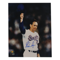 Nolan Ryan Signed Rangers 8x10 Photo (AIV & Ryan) at PristineAuction.com