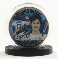 Shohei Ohtani Signed Baseball Legends Merrick Mint Colorized Half Dollar at PristineAuction.com