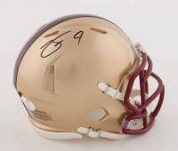 Zay Flowers Signed Boston College Eagles Speed Mini Helmet (JSA) at PristineAuction.com