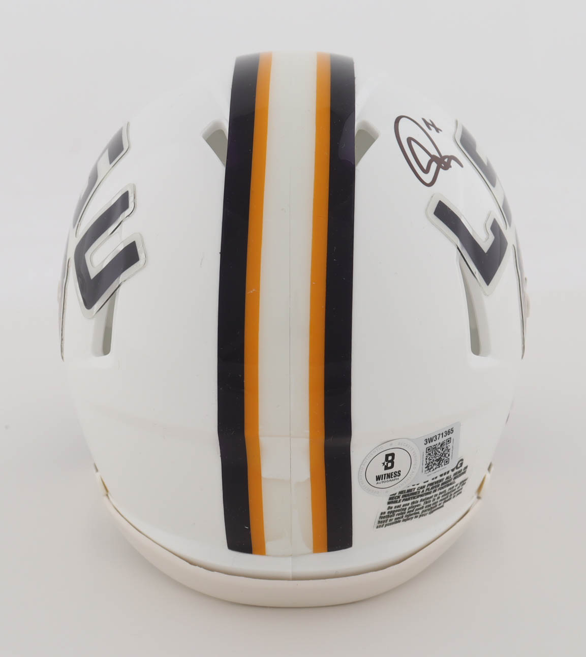 Patrick Peterson Signed LSU Tigers Speed Mini Helmet (Beckett) at PristineAuction.com Patrick Peterson Signed LSU Tigers Speed Mini Helmet (Beckett) at PristineAuction.com