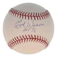 Earl Weaver Signed OML Baseball Inscribed "HOF 96" (Beckett) at PristineAuction.com
