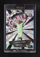 Lamine Yamal 2024 Wild Card Comix GOAL! Silver Crystal #ACBLG-LY04 #5/8 RC at PristineAuction.com