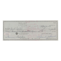 Sam Snead Signed 1984 Personal Check (JSA) at PristineAuction.com