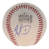 Albert Almora Signed 2016 World Series Logo Baseball (JSA) at PristineAuction.com