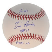 Tim Raines Signed OML Baseball Inscribed "7x AS / HOF 17 / 808 SB" (MAB) at PristineAuction.com