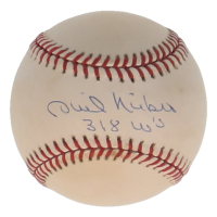 Phil Niekro Signed ONL Baseball Inscribed "318-Ws" (JSA) at PristineAuction.com