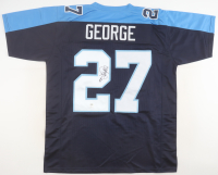 Eddie George Signed Jersey Inscribed "H.T 95" (JSA) at PristineAuction.com