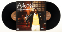 Akon Signed "Konvicted" Vinyl Record Album Cover with Vinyl Record Album (PSA) at PristineAuction.com