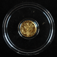 1/200 oz .9999 Fine Gold Coin - MPM American Soldier at PristineAuction.com