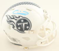 Calvin Ridley Signed Titans Salute To Service Alternate Speed Mini Helmet (Beckett) at PristineAuction.com