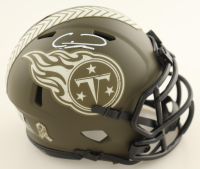 Calvin Ridley Signed Titans Salute To Service Alternate Speed Mini Helmet (Beckett) at PristineAuction.com