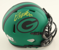 Davante Adams Signed Packers Rave Alternate Speed Mini Helmet (Beckett) at PristineAuction.com
