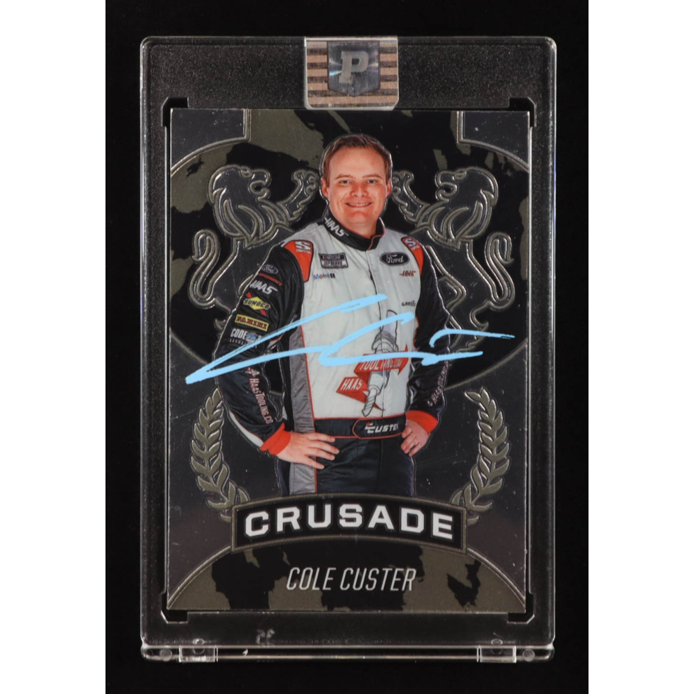 Cole Custer Signed 2021 Panini Chronicles Crusade #2 (PA) at PristineAuction.com