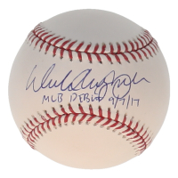 Walker Buehler Signed OML Baseball Inscribed "MLB Debut 9/7/17" (PSA) at PristineAuction.com