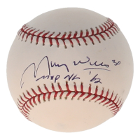 Maury Wills Signed ONL Baseball Inscribed "MVP NL 62" (JSA) at PristineAuction.com