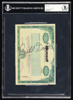 Bill Gates Signed Microsoft Stock Certificate Print (Beckett) at PristineAuction.com