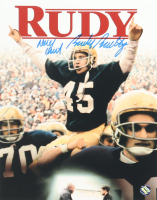 Rudy Ruettiger Signed "Rudy" 8x10 Photo Inscribed "Never Quit" (AWM) at PristineAuction.com