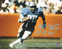 Billy Sims Signed Lions 8x10 Photo Inscribed "80-R.O.Y." (AWM) at PristineAuction.com