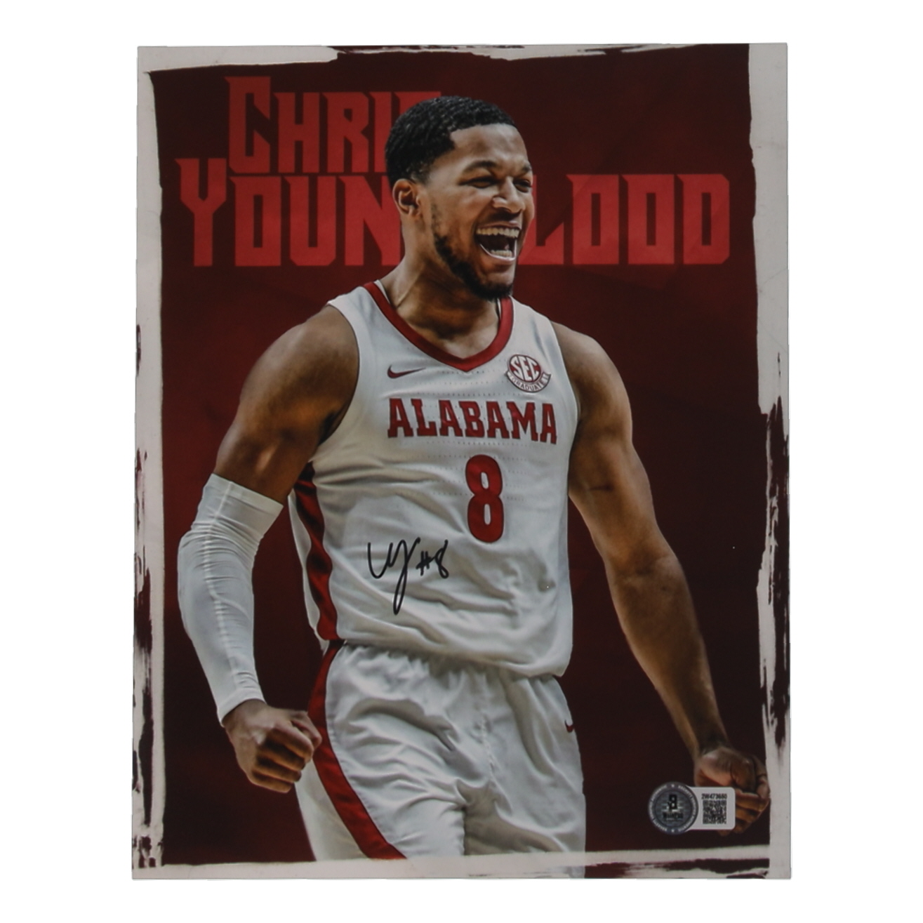Chris Youngblood Signed Alabama Crimson Tide 8x10 Photo (Beckett) at PristineAuction.com Chris Youngblood Signed Alabama Crimson Tide 8x10 Photo (Beckett) at PristineAuction.com