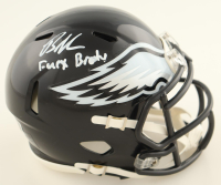 Brandon Graham Signed Eagles Speed Mini Helmet Inscribed "F*** Brady" (Beckett) at PristineAuction.com