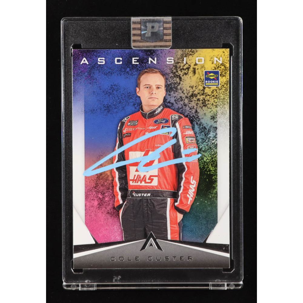 Cole Custer Signed 2020 Panini Ascension #16 (PA) at PristineAuction.com