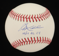 Corey Kluber Signed OML Baseball Inscribed "14/17 AL CY" (JSA) at PristineAuction.com