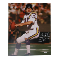 Fran Tarkenton Signed Vikings 16x20 Photo Inscribed "NFL MVP 75", "9x Pro Bowl" & "HOF 86" (JSA) at PristineAuction.com