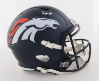 RJ Harvey Signed Broncos Full-Size Speed Helmet (JSA) at PristineAuction.com