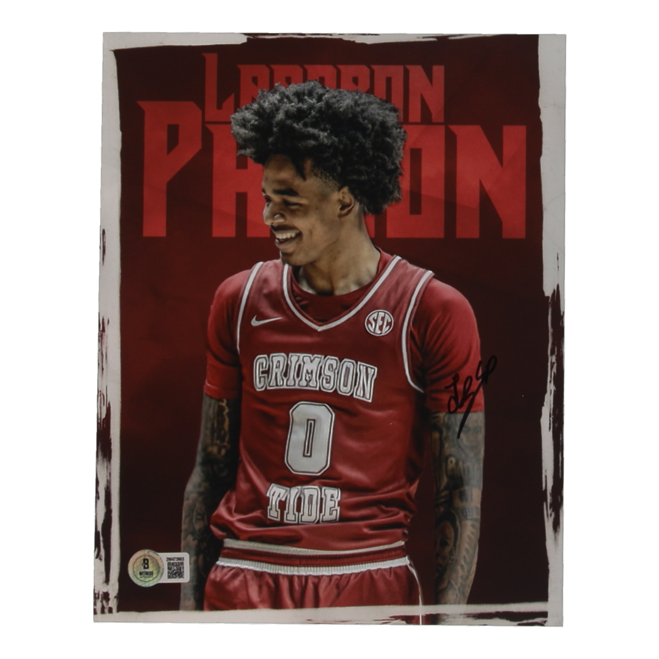 Labaron Philon Signed Alabama Crimson Tide 8x10 Photo (Beckett) at PristineAuction.com Labaron Philon Signed Alabama Crimson Tide 8x10 Photo (Beckett) at PristineAuction.com