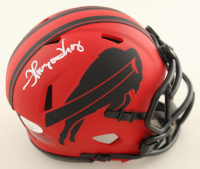 Thurman Thomas Signed Bills Rave Alternate Speed Mini Helmet (JSA) at PristineAuction.com