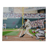 Joe Mauer Signed Twins 16x20 Photo (MLB & Ironclad) at PristineAuction.com