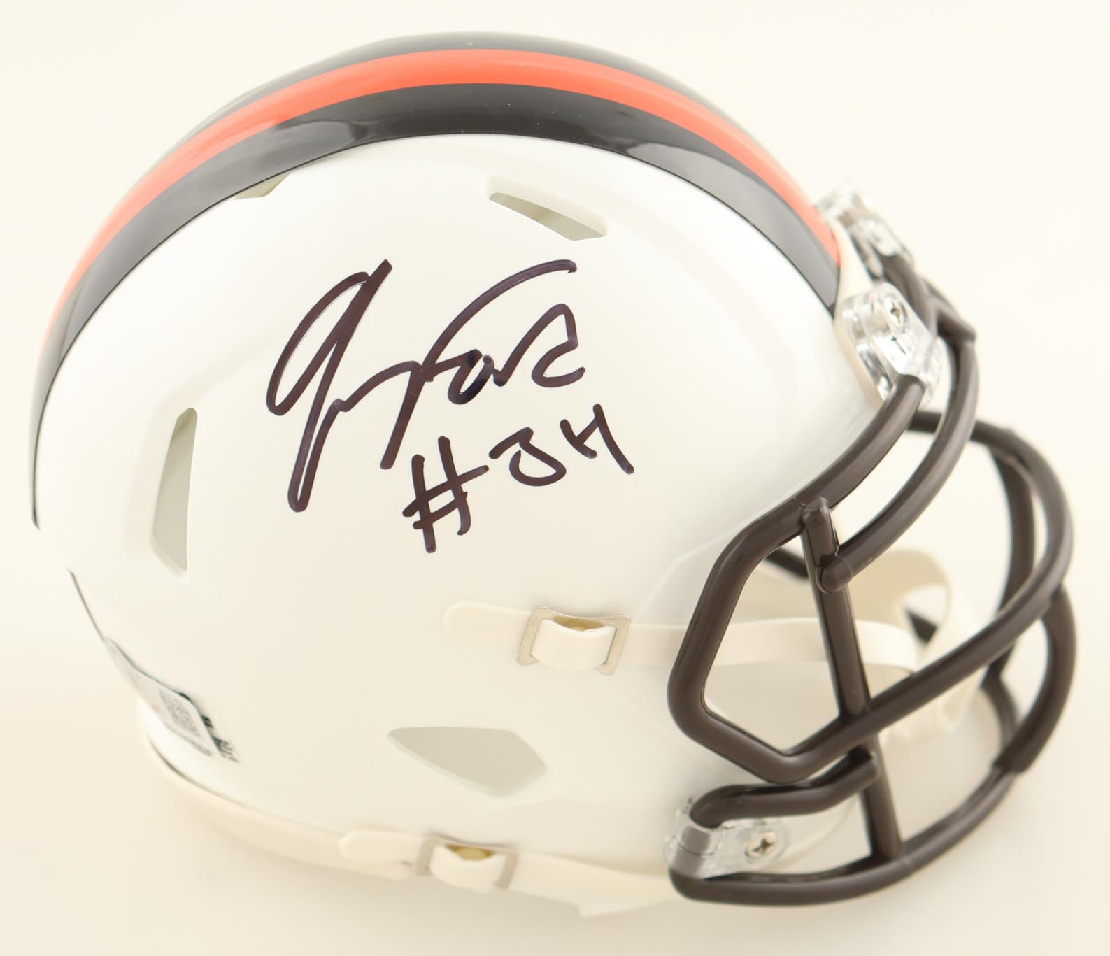 Jerome Ford Signed Browns Speed Mini Helmet (Beckett) at PristineAuction.com Jerome Ford Signed Browns Speed Mini Helmet (Beckett) at PristineAuction.com