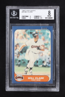 Will Clark 1986 Fleer Update #25 RC (BGS 8) at PristineAuction.com