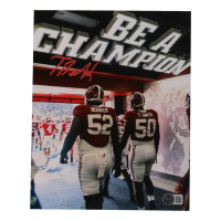 Tyler Booker Signed Alabama Crimson Tide 8x10 Photo (Beckett) at PristineAuction.com