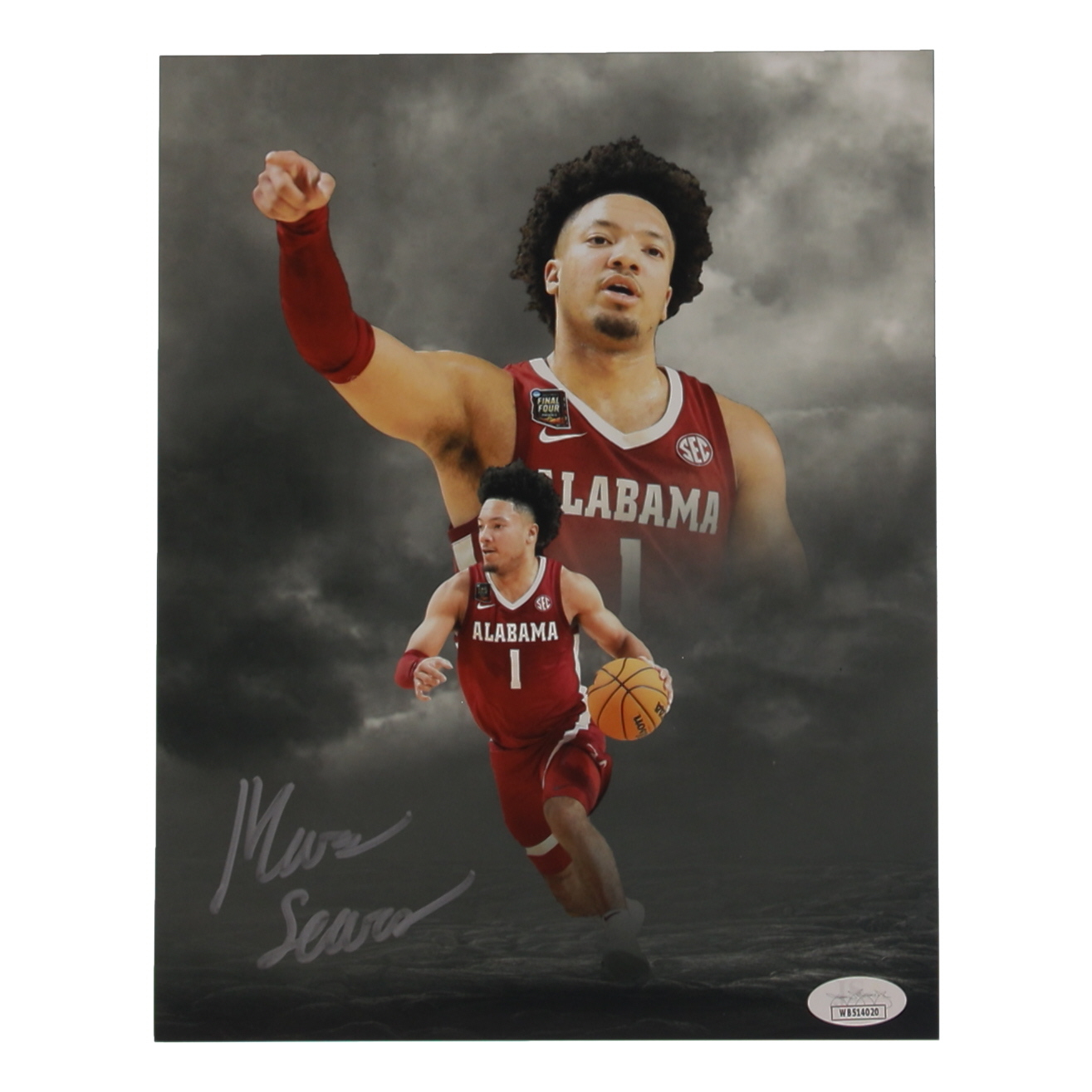 Mark Sears Signed Alabama Crimson Tide 8x10 Photo (Beckett) at PristineAuction.com Mark Sears Signed Alabama Crimson Tide 8x10 Photo (Beckett) at PristineAuction.com