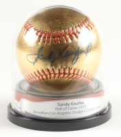 Sandy Koufax Signed Dodgers OML Gold Leather Baseball (JSA) at PristineAuction.com