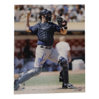 Joe Mauer Signed Twins 16x20 Photo Inscribed "09 AL MVP" (MLB & Ironclad) at PristineAuction.com