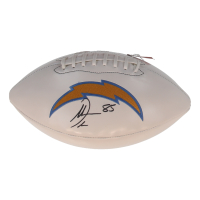 Antonio Gates Signed Chargers Logo NFL Football (Beckett) at PristineAuction.com