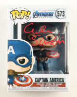 Alan Silvestri Signed "Avengers: Endgame" #573 Captain America Funko Pop! Vinyl Figure (ACOA) at PristineAuction.com