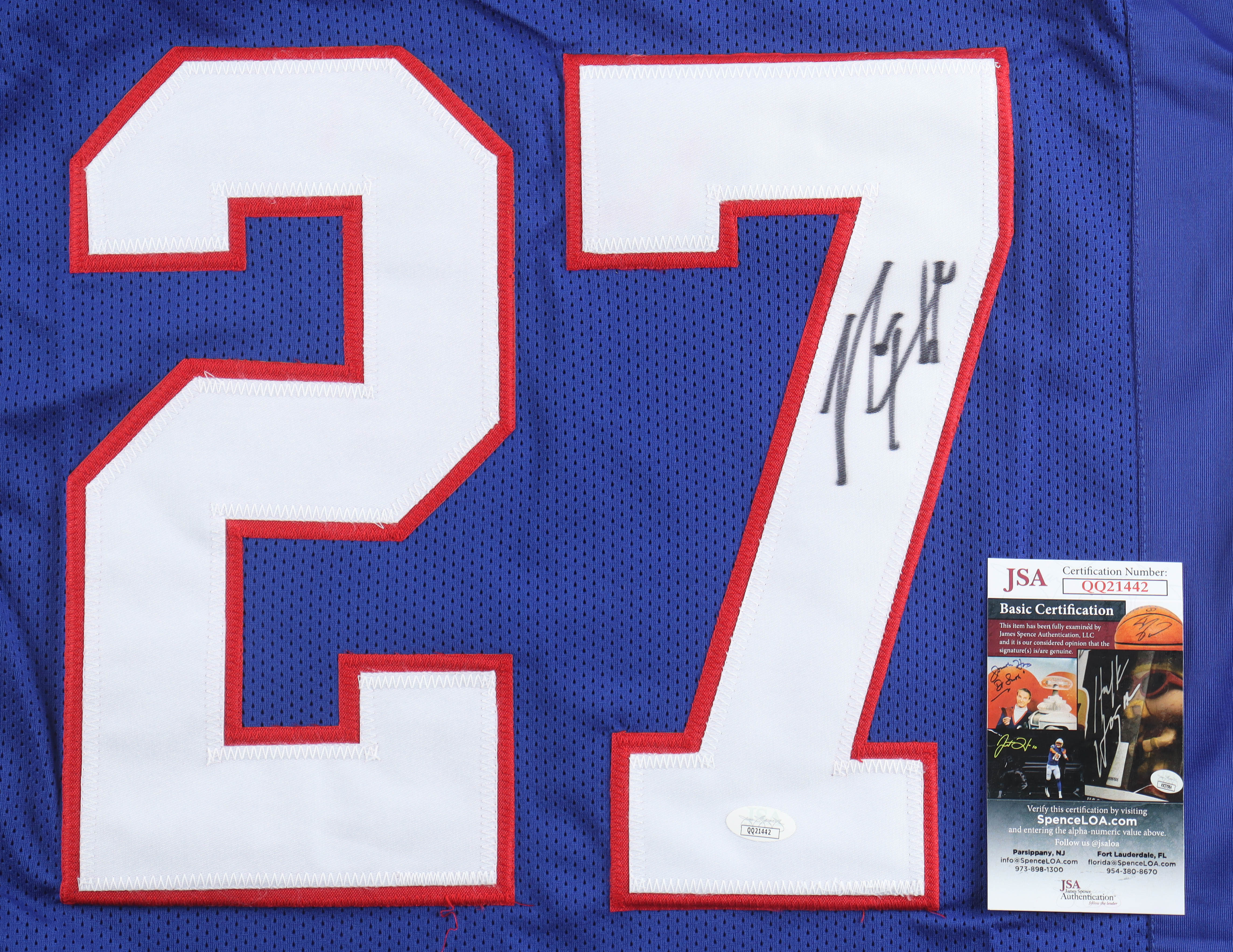 Rodney Hampton Signed Jersey (JSA) at PristineAuction.com Rodney Hampton Signed Jersey (JSA) at PristineAuction.com