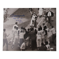 Bill Mazeroski Signed Pirates 16x20 Photo Inscribed "1960 WS HR", "10-13-60" & "HOF 01" (JSA) at PristineAuction.com